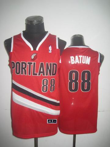 Portland Trail blazers 88 BATUM red NBA basketball jersey