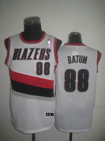 Portland Trail blazers BATUM 88 white NBA basketball jersey
