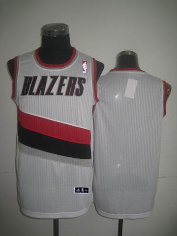 Portland Trail blazers white blank NBA basketball jersey