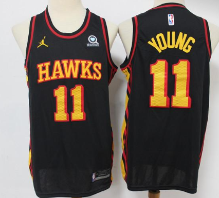 Men Atlanta Hawks 11 Trae Young Basketball Jersey