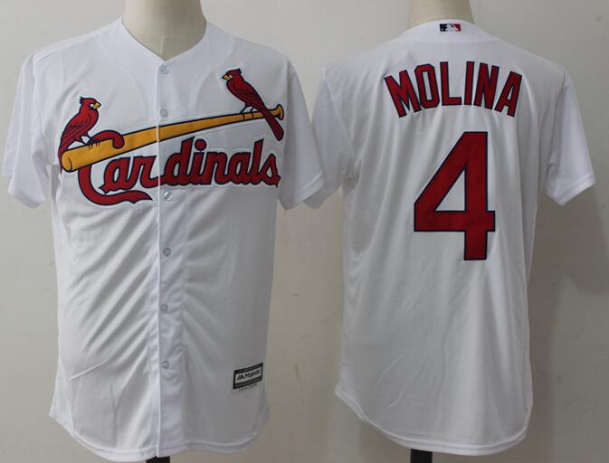 Mens New 4 Yadier Molina Baseball Jerseys-003