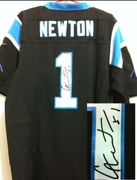 Carolina Panthers 1 Cam Newton Limited  NFL Signature Jerseys-004