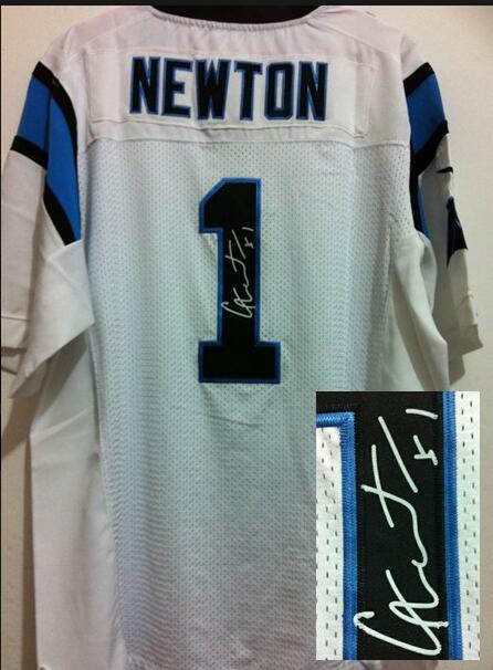Carolina Panthers 1 Cam Newton Limited  NFL Signature Jerseys-005