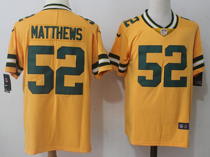 Mens Green Bay Packers Clay Matthews Nike Green Football Jersey-002