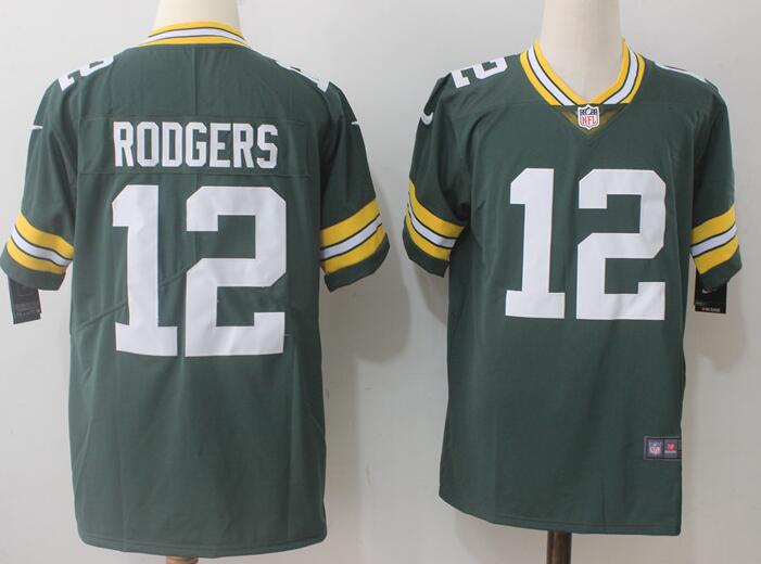 Mens Green Bay Packers Aaron Rodgers Nike Green Jersey