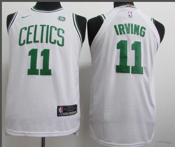 Nike Youth/Kids Boston Celtics #11 Kyrie Irving Stitched New Jersey-007