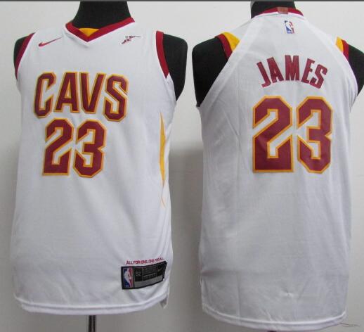 Youth / Kids  Nike Mens Cleveland 23 Lebron James Basketball Jerseys-002