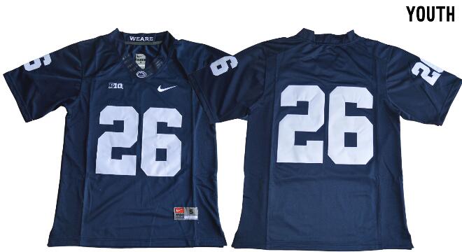 Youth 2017 Penn State Nittany Lions Saquon Barkley 26 College Football Jersey-001