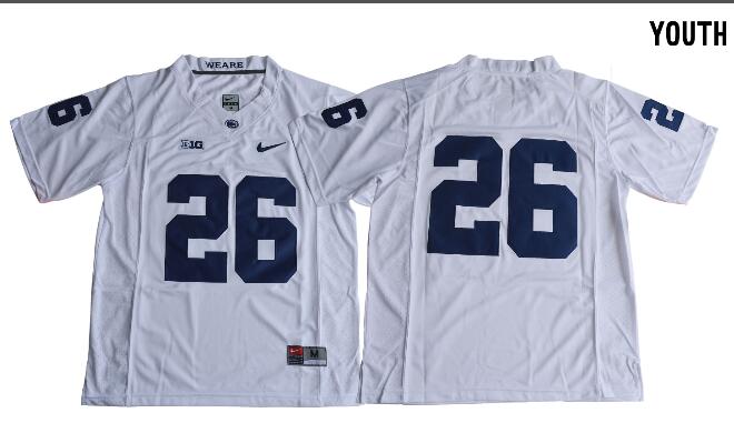 Youth 2017 Penn State Nittany Lions Saquon Barkley 26 College Football Jersey-002