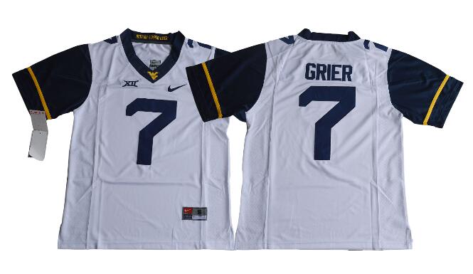 2017 West Virginia Mountaineers Will Grier 7 College Football Jersey