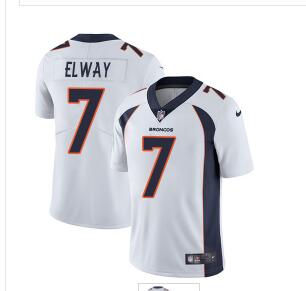 Nike Denver Broncos #7 John Elway White Men's Stitched NFL Legend Jersey-003