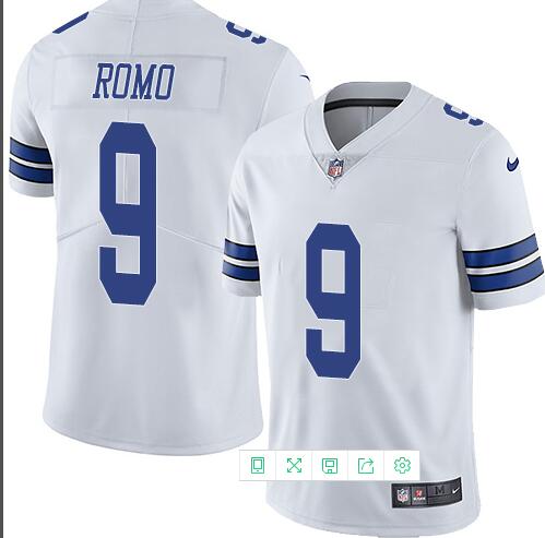 Nike Dallas Cowboys #9 Tony Romo  Men's Stitched NFL Vapor Untouchable Limited Jersey-002
