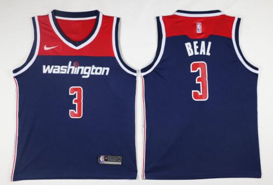 Nike New Washington Wizards 3# Bradley Beal Basketball jersey-003