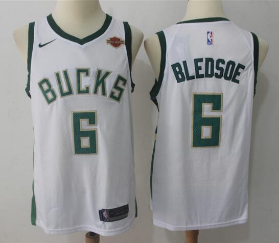 Nike New Mens Milwaukee Bucks 6 Eric Bledsoe Basketball Jerseys-001