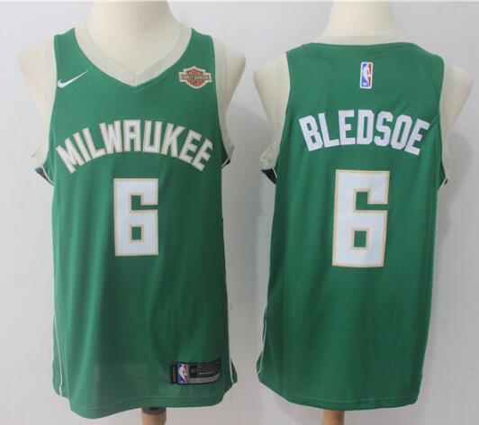 Nike New Mens Milwaukee Bucks 6 Eric Bledsoe Basketball Jerseys-002