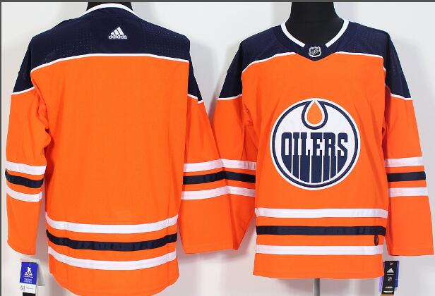 Men Adidas Edmonton Oilers  Blank Hockey Jersey