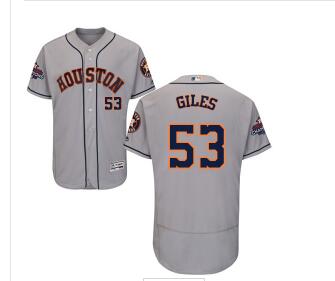 Men's Houston Astros #53 Ken Giles  Collection 2017 World Series Champions Stitched MLB Jersey-003