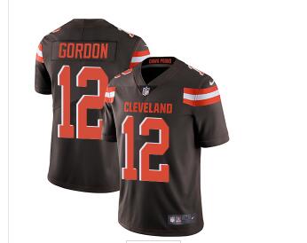 Nike Cleveland Browns #12 Josh Gordon Brown Team Color Men's Stitched NFL Vapor Untouchable Limited Jersey