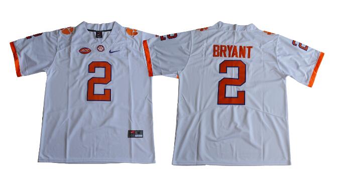 Men Clemson Tigers #2 Kelly Bryant  College Football jersey