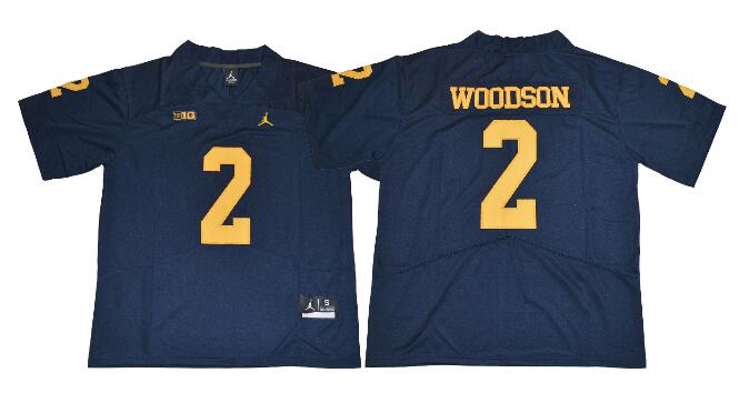 Youth/ Kid's New Jordan Michigan Wolverines 2 Charles Woodson NCAA college Football Jerseys-001