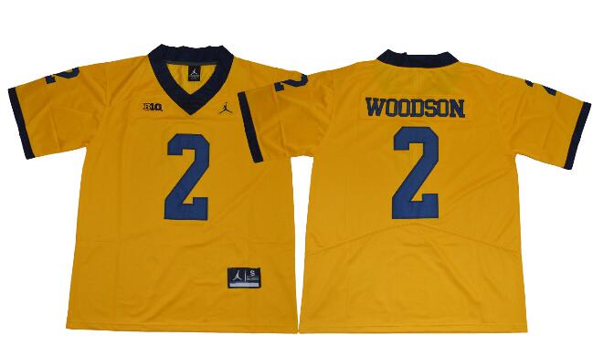 Youth/ Kid's New Jordan Michigan Wolverines 2 Charles Woodson NCAA college Football Jerseys-002