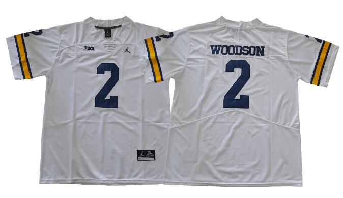 Youth/ Kid's New Jordan Michigan Wolverines 2 Charles Woodson NCAA college Football Jerseys-003