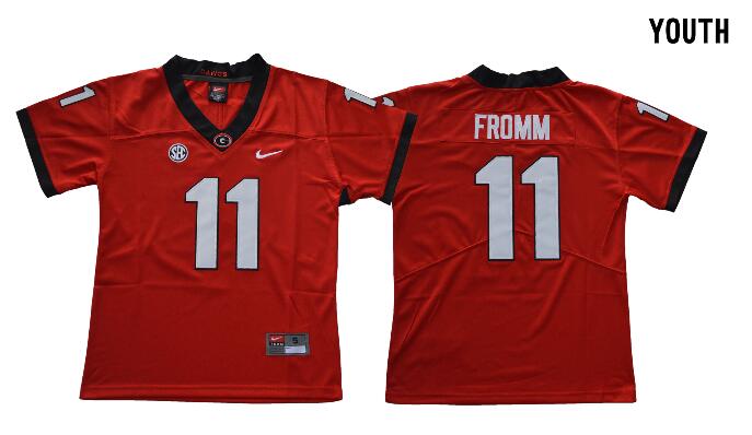 MENS JAKE FROMM GEORGIA BULLDOGS STITCHED JERSEY-001