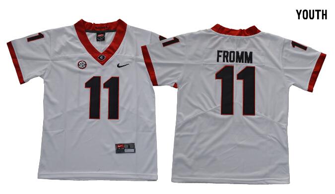 MENS JAKE FROMM GEORGIA BULLDOGS STITCHED JERSEY-003