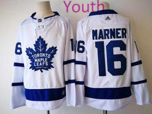Youth /Kids New Adidas Mitch Marner #16 Toronto Maple Leafs Hockey Jersey