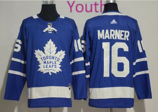 Youth /Kids New Adidas Mitch Marner #16 Toronto Maple Leafs Hockey Jersey