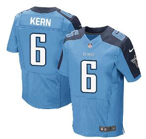 Nike Titans #6 Brett Kern  Men's Stitched NFL Elite Jersey-001