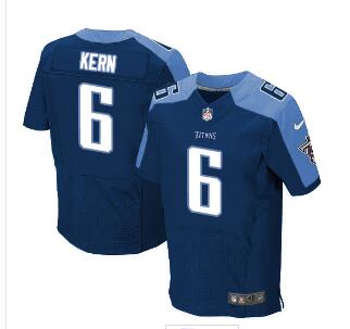 Nike Titans #6 Brett Kern  Men's Stitched NFL Elite Jersey-002