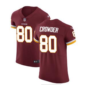 Nike Redskins #80 Jamison Crowder Burgundy Red Team Color Men's Stitched NFL Vapor Untouchable Elite Jersey