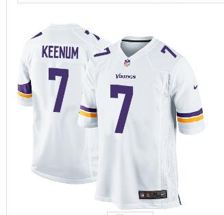 Men's Nike Minnesota Vikings #7 Case Keenum  NFL Jersey