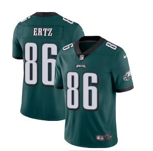 Nike Philadelphia Eagles #86 Zach Ertz Midnight Green Team Color Men's Stitched NFL Vapor Untouchable Limited Jersey