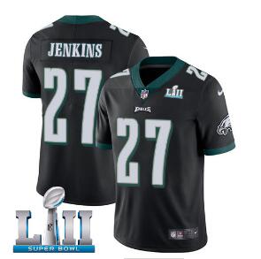 Nike Philadelphia Eagles 27 Malcolm Jenkins  2018 Super Bowl LII Elite Jersey-001