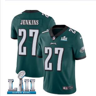 Nike Philadelphia Eagles 27 Malcolm Jenkins  2018 Super Bowl LII Elite Jersey-002