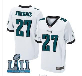 Nike Philadelphia Eagles 27 Malcolm Jenkins  2018 Super Bowl LII Elite Jersey-003