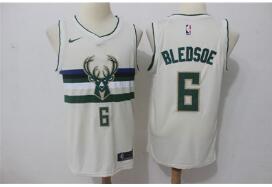 Nike Bucks #6 Eric Bledsoe Cream City Edition Swingman Jersey