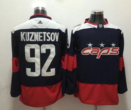 Adidas Capitals #92 Evgeny Kuznetsov  Men Hockey Jersey