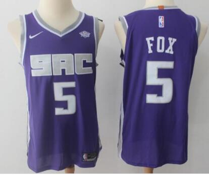 Youth 5 DeAaron Fox Basketball Jersey