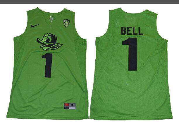 1 Bell Hommes Oregon Ducks College Jersey-002