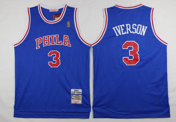 New Classic 3# Allen Iverson Basketball Jersey