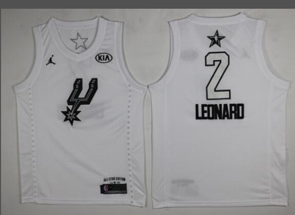 Custom Men's San Antonio Spurs #2 Kawhi Leonard Basketball Jersey