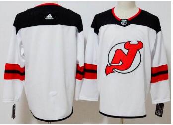Adidas New Jersey Devils blank white nhl hockey Jersey