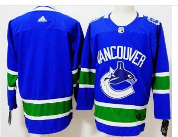 Adidas Vancouver Canucks blank blue hockey jersey