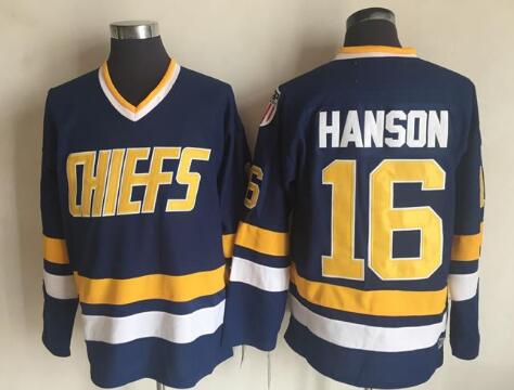 Ice Hockey Jersey Brothers Hanson Charlestown Chiefs Jersey