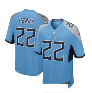 Men's Tennessee Titans #22 Derrick Henry Nike  New 2018 Game Jersey-001