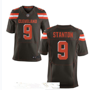 Men's Cleveland Browns #9 Drew Stanton Football Jersey