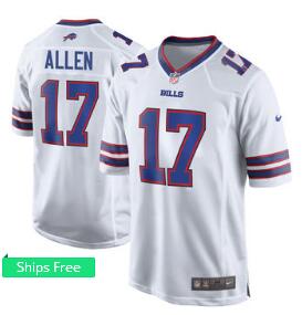Men's Buffalo Bills Josh Allen Nike  2018 NFL Draft First Round Pick Game Jersey